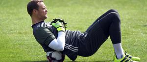 WM-Held. Wenn Torwart Manuel Neuer nach Russland mitfährt, dann gut erholt.