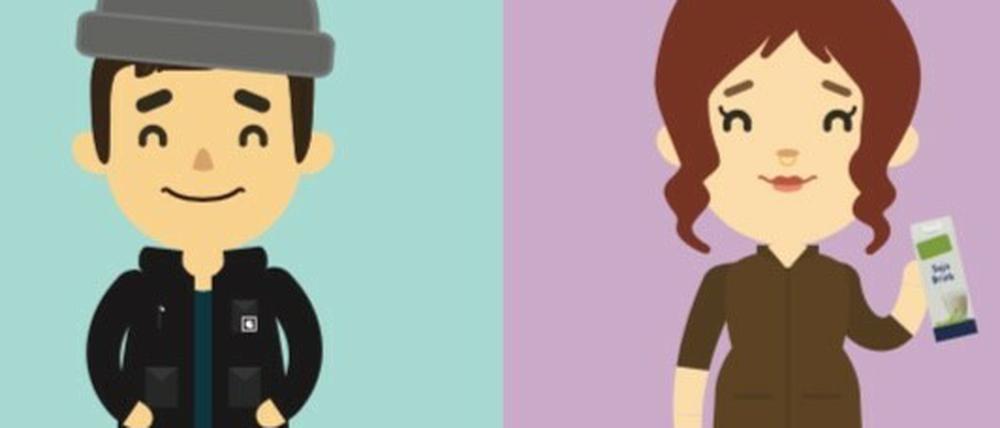 Analoge Großstadtromantik: Aushang statt Tinder! (Anklicken für Vollansicht)