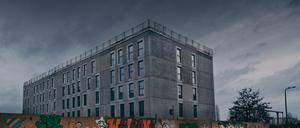 Die erste Flüchtlingsunterkunft in modularer Bauweise in Hellersdorf