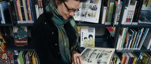 Volles Programm: Die Comic-Abteilung der Bibliothek am Luisenbad in der Badstraße in Berlin-Gesundbrunnen.