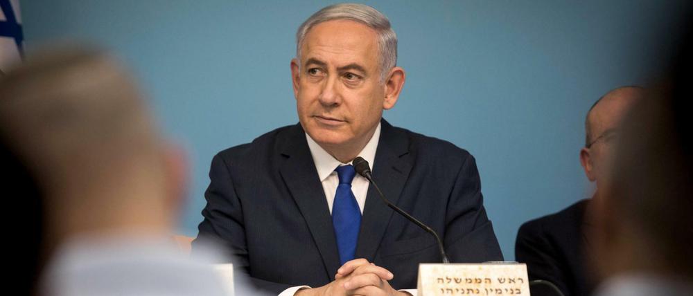 Israels Ministerpräsident Benjamin Netanjahu.