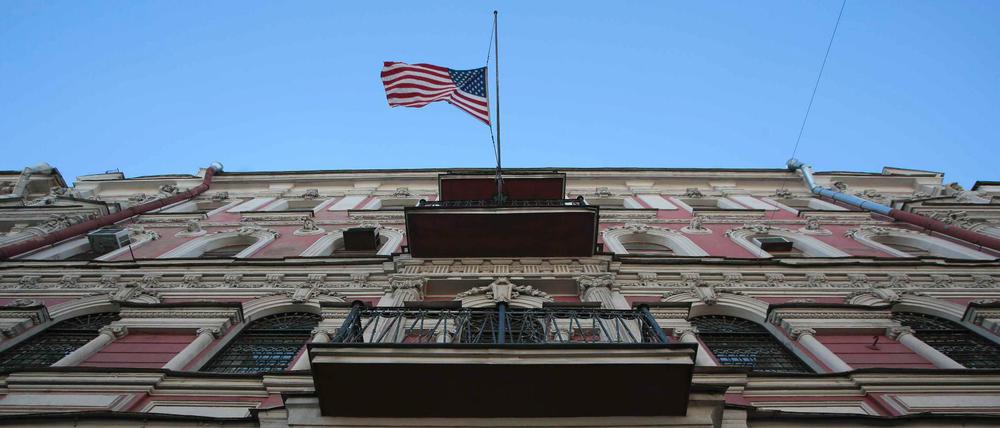Die US-Botschaft in St. Petersburg.