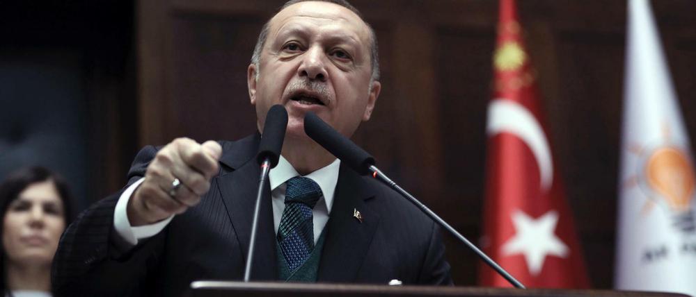 Der türkische Präsident Recep Tayyip Erdogan