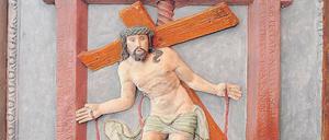 Versöhnung unter Schmerzen. Die Darstellung von Christus in der Kelter in der Kreuzkapelle von Ediger-Eller.