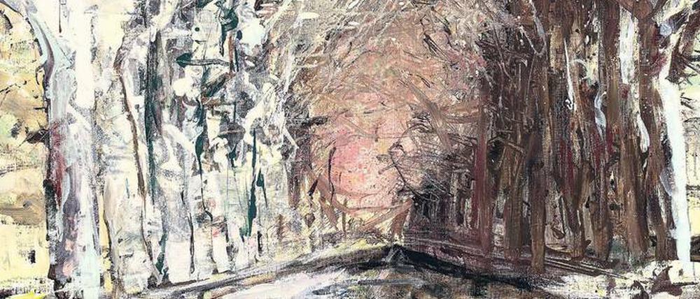 Der Wald spricht. Ulrich Baehrs Gemälde „Vor Frühling“ von 2014.
