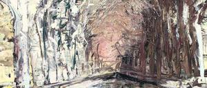 Der Wald spricht. Ulrich Baehrs Gemälde „Vor Frühling“ von 2014.