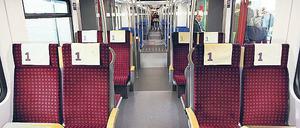 War nur ein Witz. So erstklassig sieht es künftig in der S-Bahn nicht aus. 