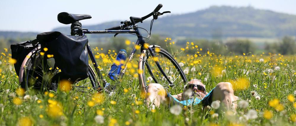 Endlich wieder Fahrradsaison! Wenn das Rad nicht zusammengeschlossen wird.