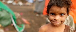 Ein wohlbehütetes Leben? Ein Kind in einem Flüchtlingslager nahe der jemenitischen Stadt Sanaa.