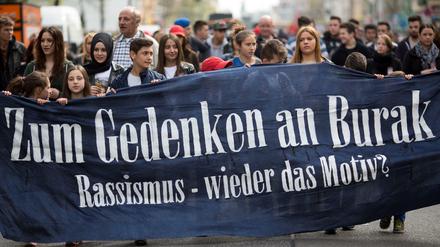Seit Jahren wird daran erinnert, dass der Mord an Burak Bektas unaufgeklärt ist.