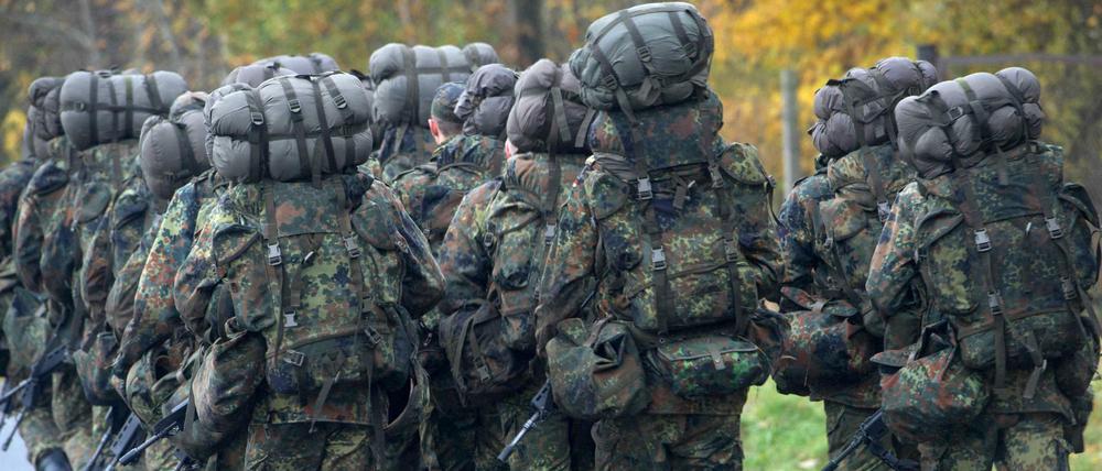 Vielen Offiziersanwärtern sind auch die körperlichen Belastungen zu hoch.