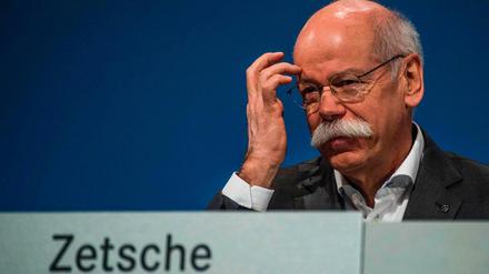 Daimler-Chef Dieter Zetsche bei der Generalversammlung in Berlin. 