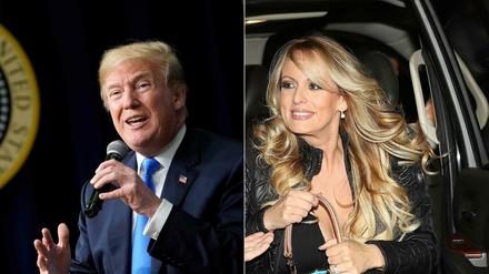 Donald Trump und Stormy Daniels.
