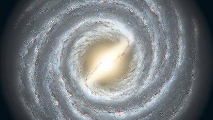 Kosmischer Schweizer Käse. Inmitten der Milchstraße gibt es viele Schwarze Löcher.