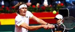 Alexander Zverev gewann sein Match gegen David Ferrer souverän in drei Sätzen.