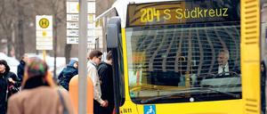 Die meisten Berliner Busfahrer fühlen sich sicher. 