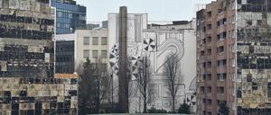Entwurf für Berlin. Der damalige Tagesspiegel-Feuilleton-Chef Heinz Ohff entschied 1976 über die Gestaltung der Wand mit.