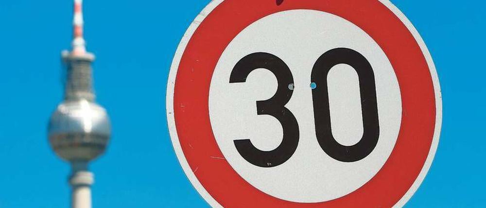 Tempo-30-Zonen sind umstritten.