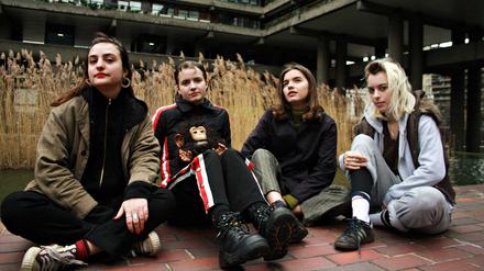 Die Band Goat Girl aus London.