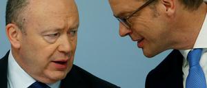 John Cryan und Christian Sewing