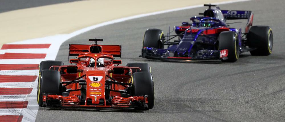 Sebastian Vettel siegte in Bahrain.