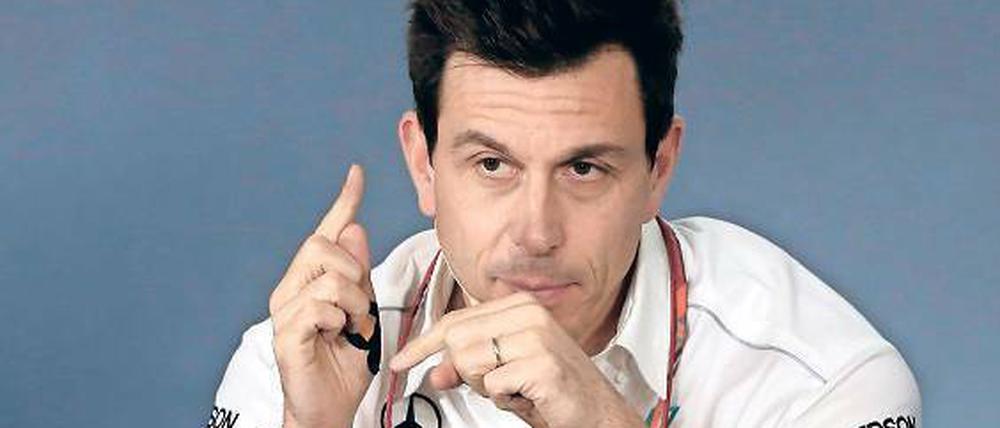 Detailversessen. Mercedes-Motorsportchef Toto Wolff. 