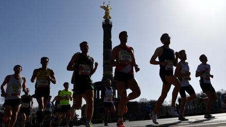 Fast schon zu warm: Am Sonntag herrschten großartige Wetterbedingungen für den Halbmarathon.