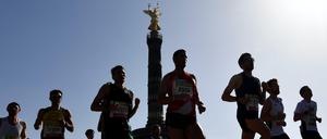 Fast schon zu warm: Am Sonntag herrschten großartige Wetterbedingungen für den Halbmarathon.