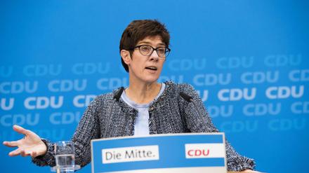 CDU-Generalsekretärin Annegret Kramp-Karrenbauer. 
