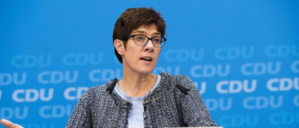CDU-Generalsekretärin Annegret Kramp-Karrenbauer.