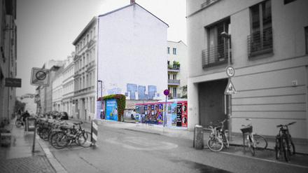 Dort wo einst die Synagoge stand, befindet sich heute ein gewerblicher Parkplatz, die Baulücke lässt durch nichts erahnen, was dieser Ort einst für eine Bedeutung hatte.