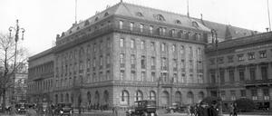 Das alte Hotel Adlon wurde 1919 zum Schauplatz eines brutalen Raubmords.
