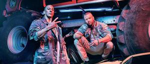 Die Rapper Farid Bang und Kollegah.