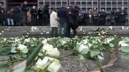 Gedenkstätte an der Gedächtniskirche auf dem Breitscheidplatz 
