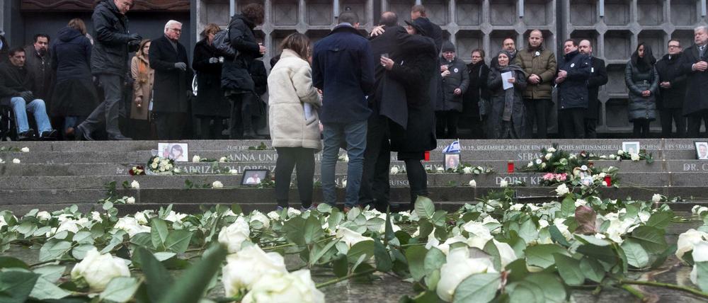 Gedenkstätte an der Gedächtniskirche auf dem Breitscheidplatz