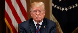 US-Präsident Donald Trump am Kabinettstisch 