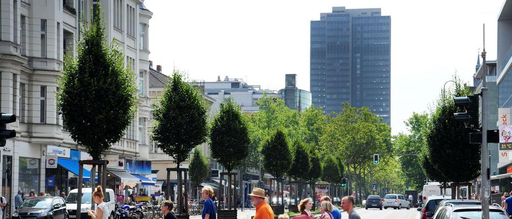 Der Steglitzer Kreisel an der Schloßstrasse wird Berlins höchstes Wohnhaus.