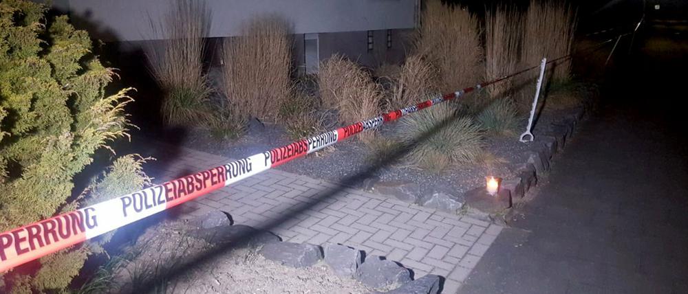 Der abgesperrte Tatort in Osnabrück 