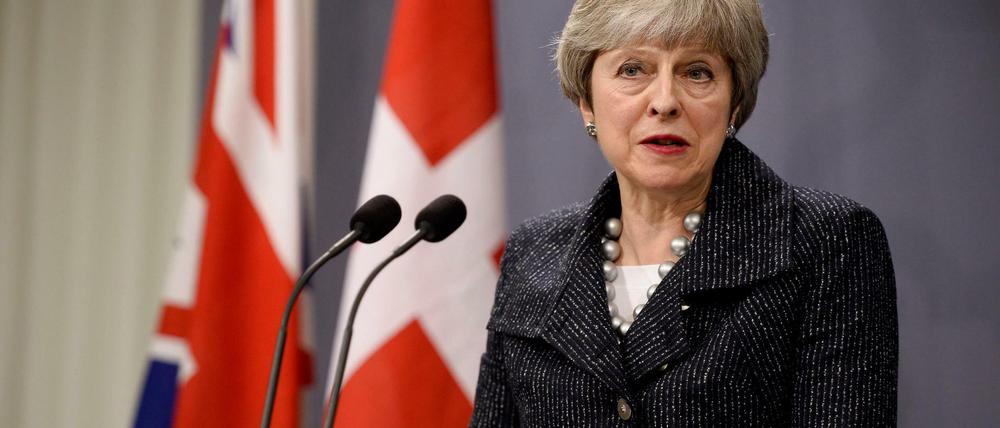 Die britische Regierungschefin Theresa May.