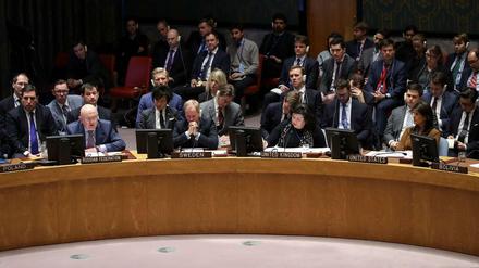 Der UN-Sicherheitsrat diskutiert am Montagabend über einen mutmaßlichen Giftgasangriff in Syrien.