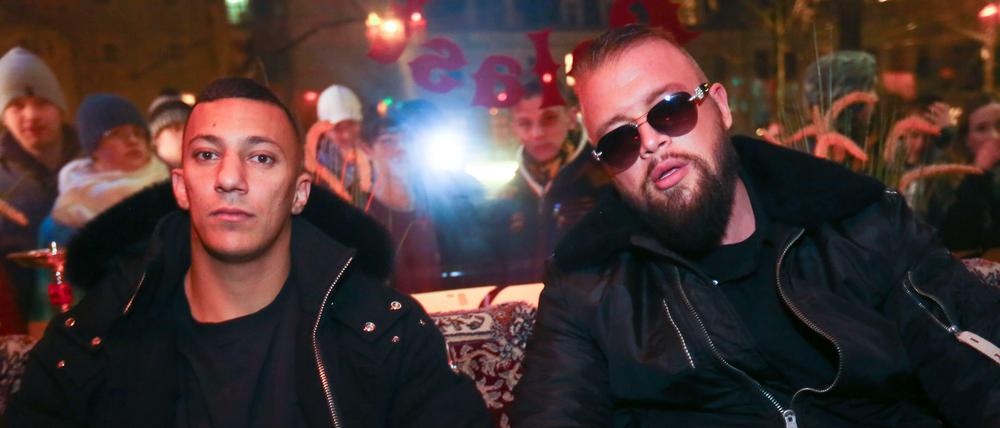 Düsseldorfer Schockrapper. Farid Bang und Kollegah zelebrieren in ihrem neuen Album „Jung brutal gutaussehend 3“ den Hass.