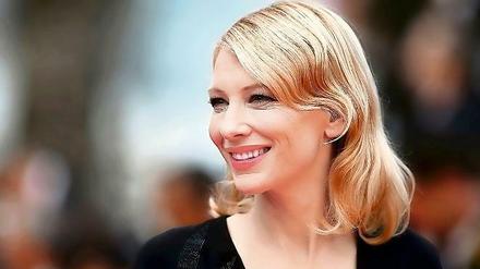 Vom Wettbewerb in die Jury. Die Schauspielerin Cate Blanchett bei den 68. Filmfestspielen von Cannes beim Screening von "Sicario".