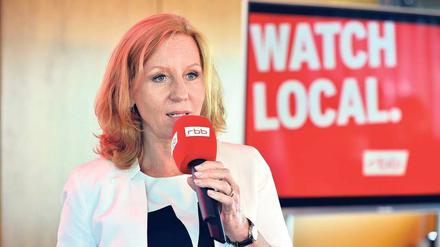 Im Einsatz für Sender und System. Patricia Schlesinger ist seit Juli 2016 Intendantin des Rundfunks Berlin-Brandenburg (RBB).