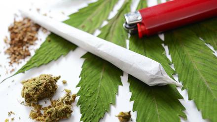 Joint und Cannabis