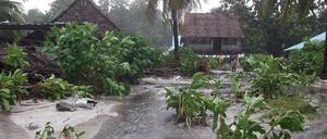 Der Zyklon Pam traf im Jahr 2015 Kiribati, ehe er nach Neuseeland weiterzog.