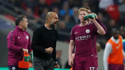 Kevin De Bruyne ist bei Pep Guardiola gesetzt.