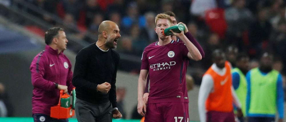 Kevin De Bruyne ist bei Pep Guardiola gesetzt.