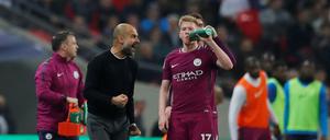 Kevin De Bruyne ist bei Pep Guardiola gesetzt.