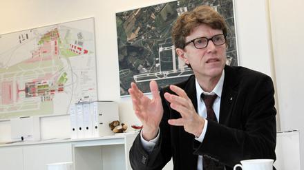 BER-Geschäftsführer Engelbert Lütke Daldrup hat selbst nicht viel Zeit zum Fliegen.