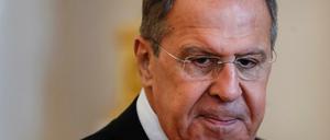 Sergej Lawrow, Außenminister von Russland. 